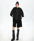 Black Mesh Layered Skirt